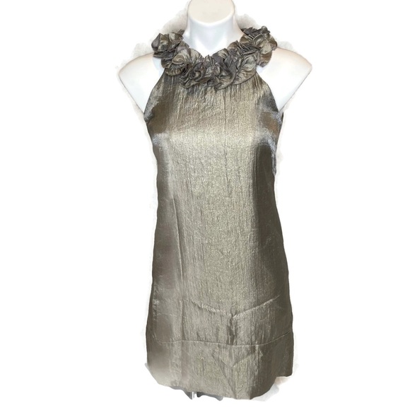 platinum colored cocktail dresses